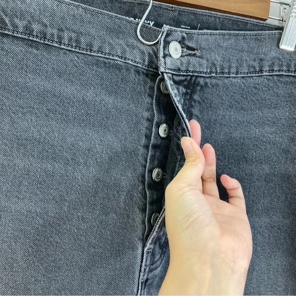 New Old Navy High-Rise Slouchy Straight Jeans Size 24 - Picture 4 of 11